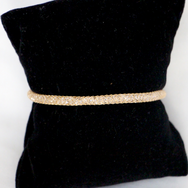 Pulsera de oro laminado